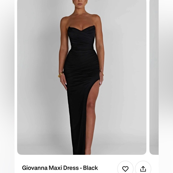 babyboo Dresses & Skirts - Chic Black Strapless Maxi Dress